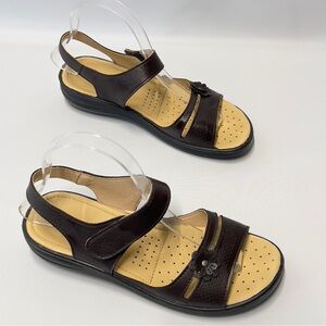 BELLA HANNA Women’s 9 Strappy Summer Comfort Walking Coastal Sandal